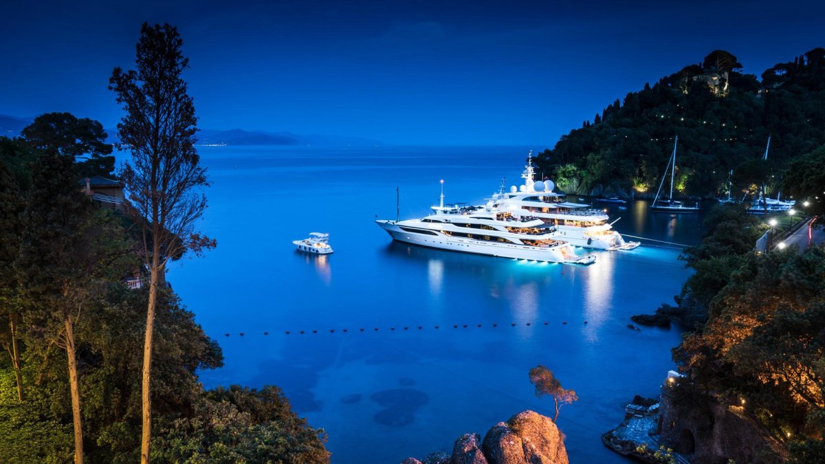 Бухта Портофино Италия