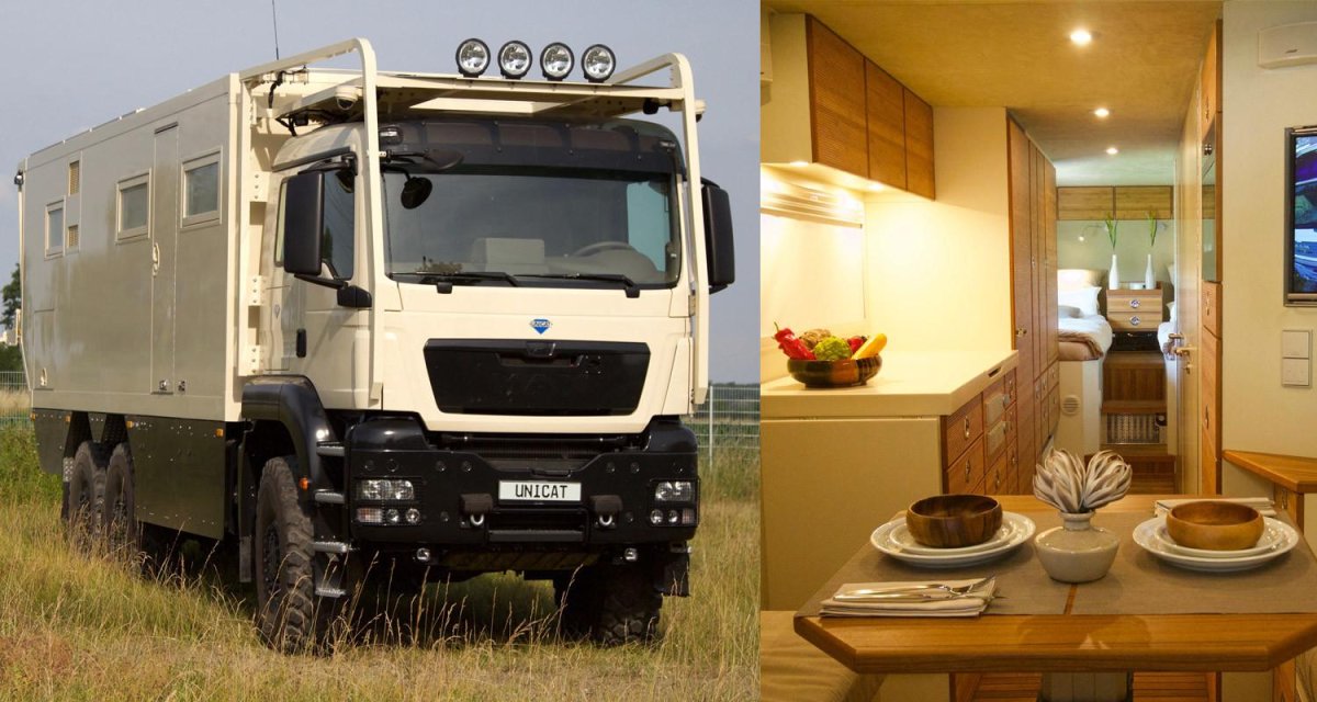 Автодом unicat man 8x8