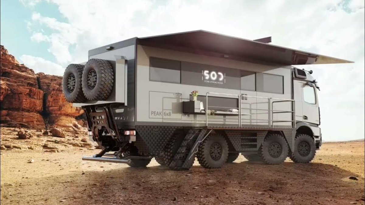 Внедорожный автодом man 8x8