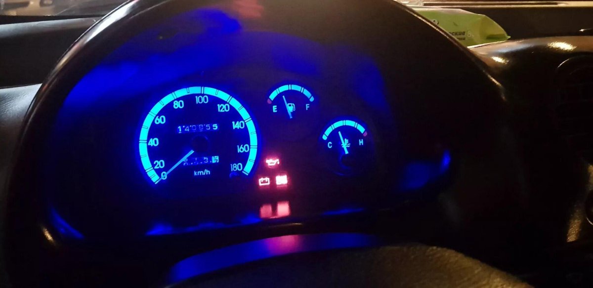 Панель приборов Матиз 0.8 лампочки