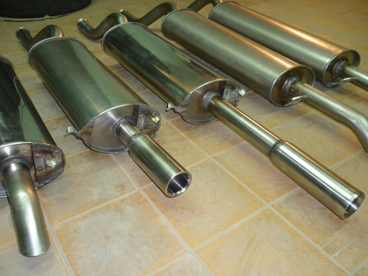 Глушитель из нержавейки на т25