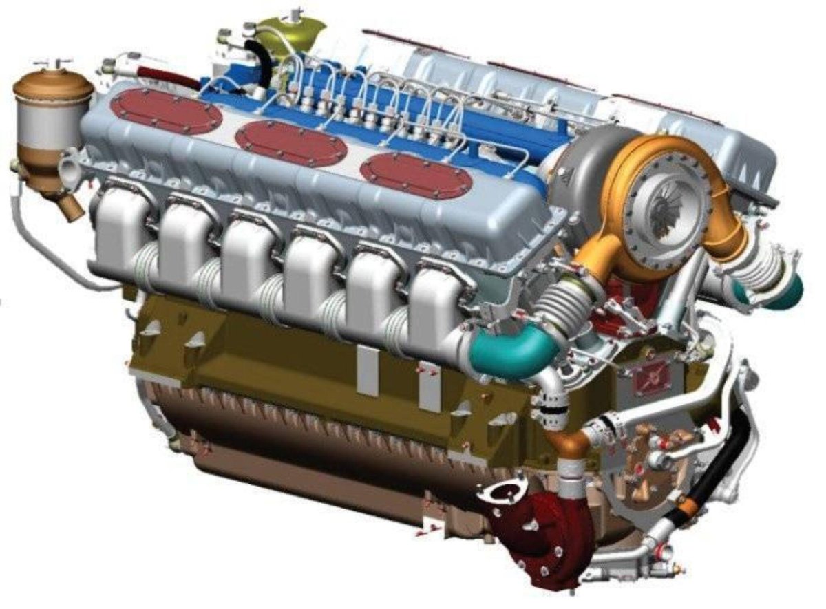 Двигатель в-92 с2 ЧТЗ