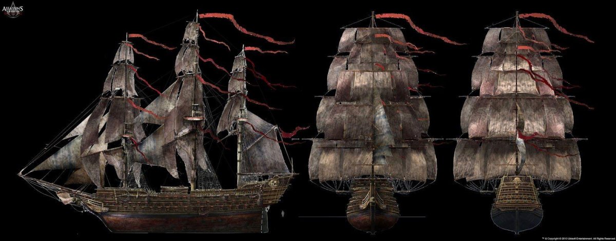 Корабль из ассасин Крид 4