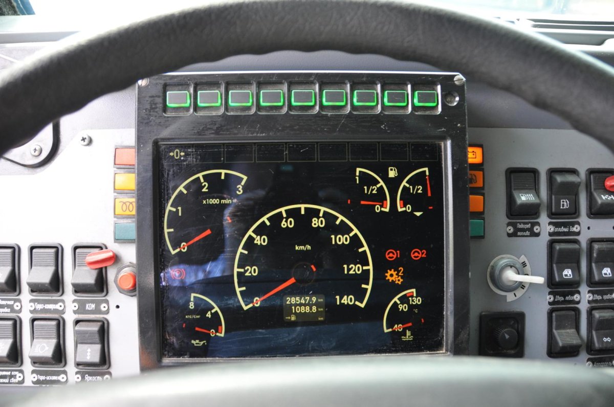 КАМАЗ Тайфун приборная панель