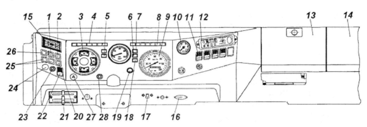Контрольные лампы КАМАЗ 5350