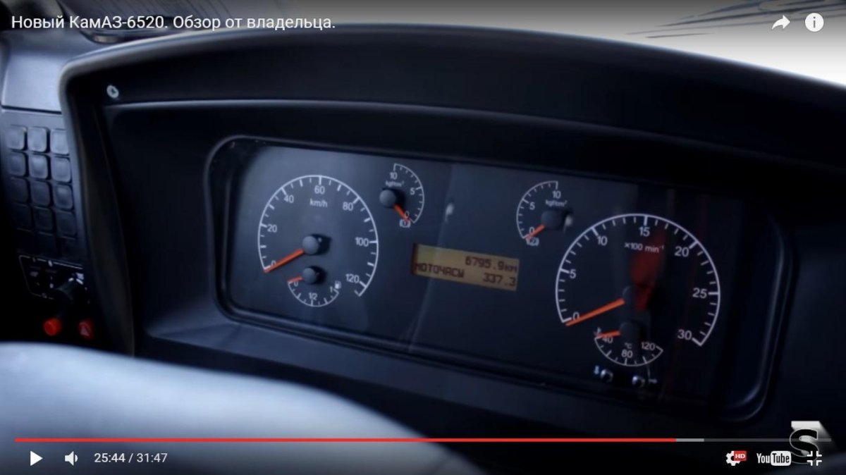 Приборная панель КАМАЗ евро 4