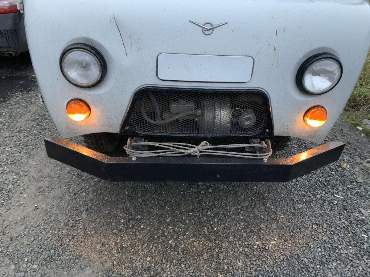 Силовой бампер на УАЗ Буханка