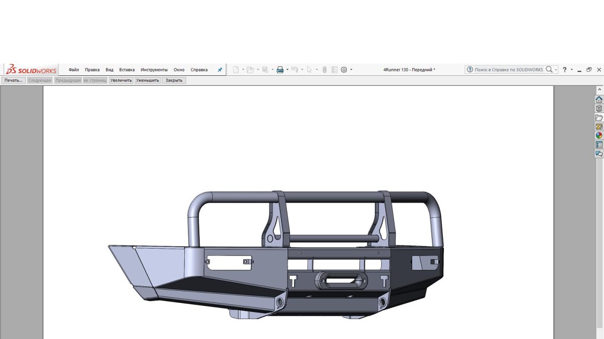 Бампер силовой УАЗ 469 чертеж риф