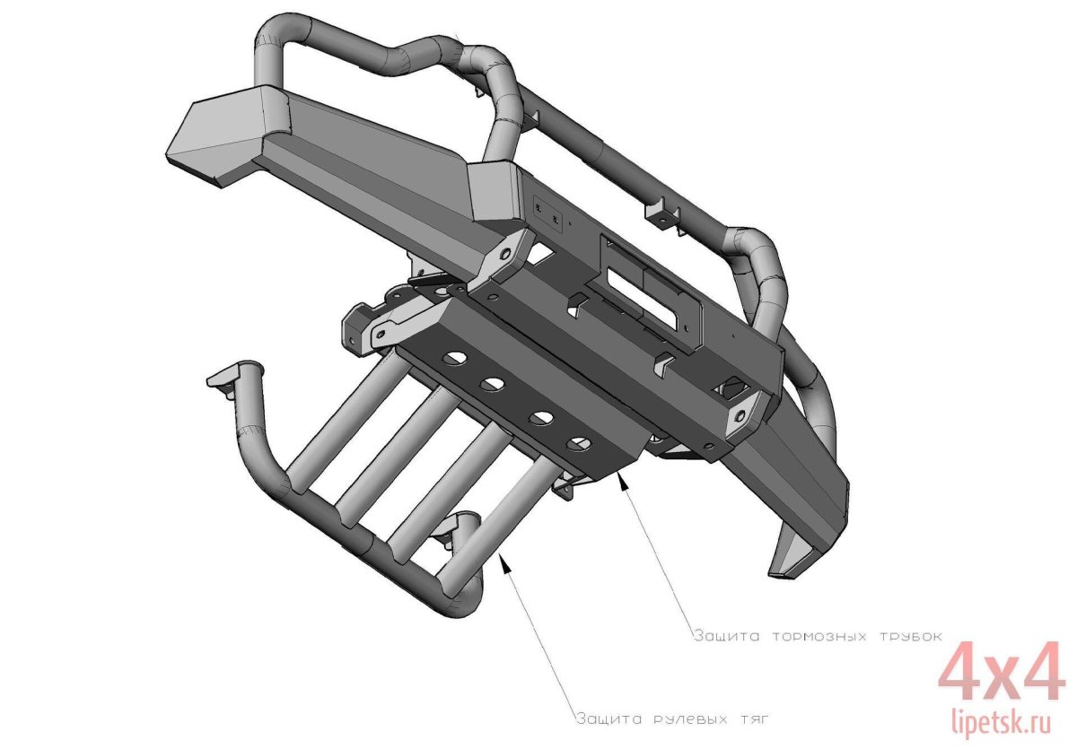 Защита рулевых тяг УАЗ 452