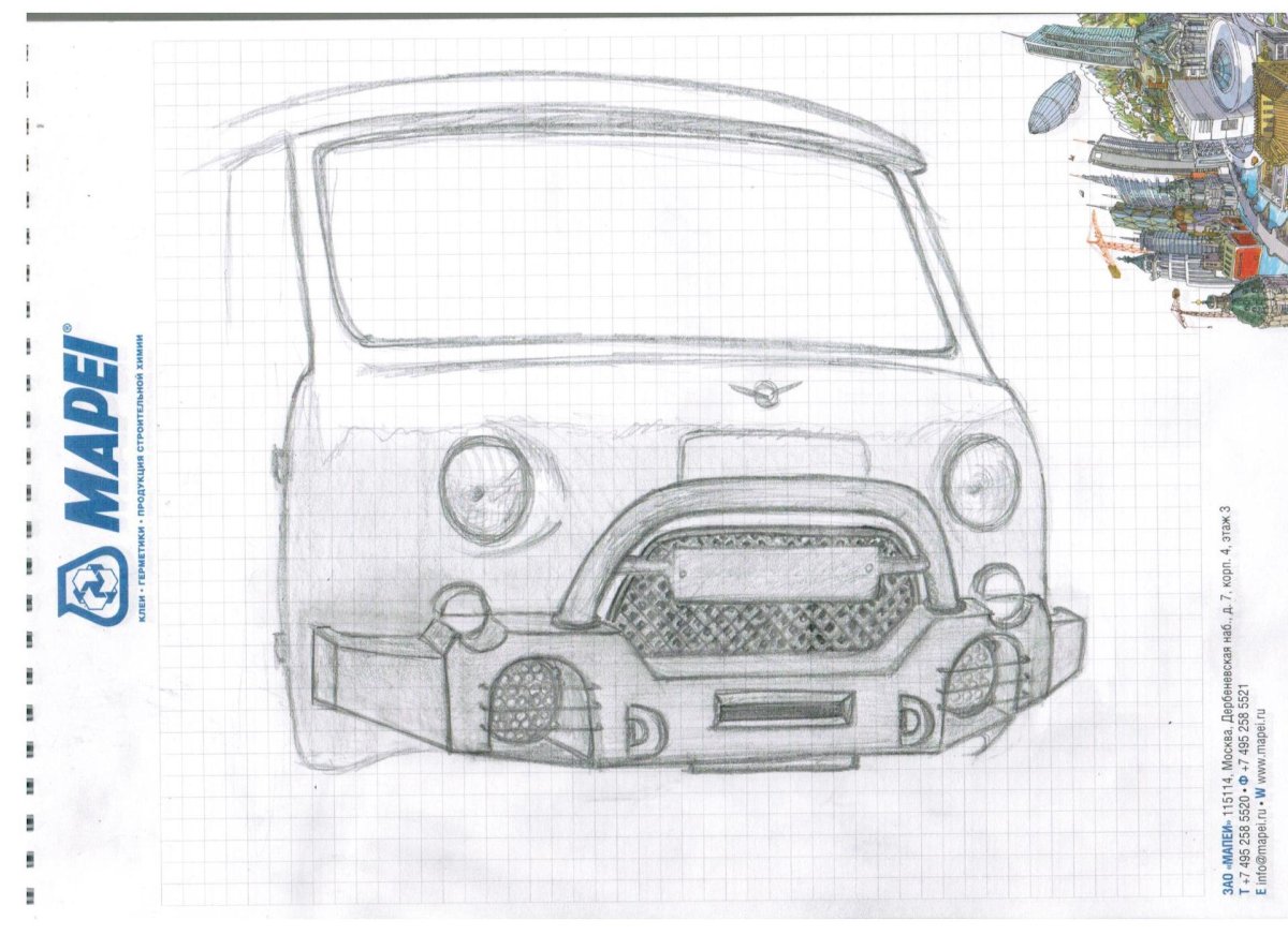 Чертежи силовых бамперов УАЗ 452-Буханка