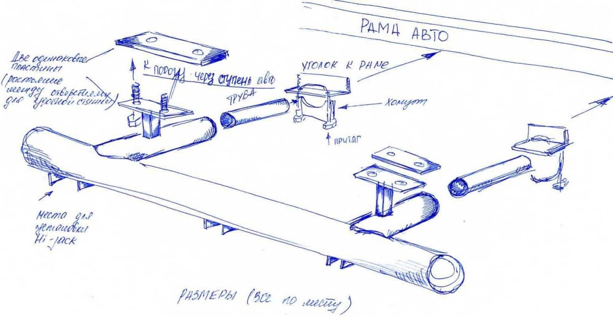 УАЗ 469 чертеж