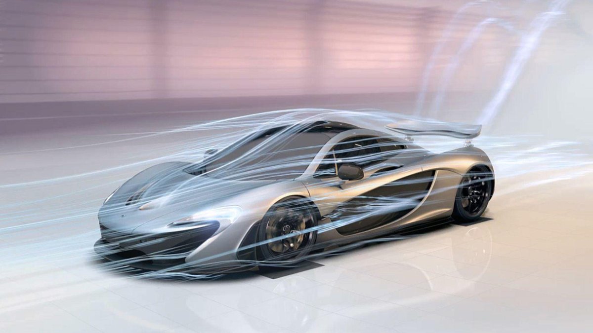 MCLAREN f1 аэродинамическая труба