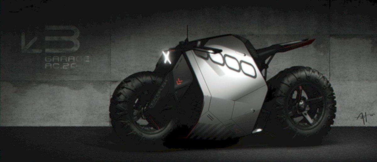 Электробайк киберпанк