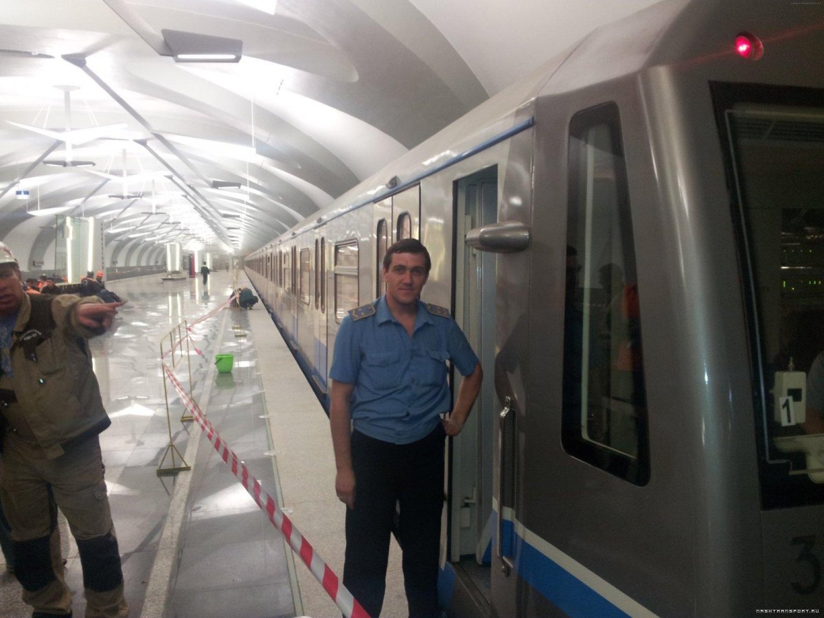 Машинист Московского метрополитена электродепо Выхино