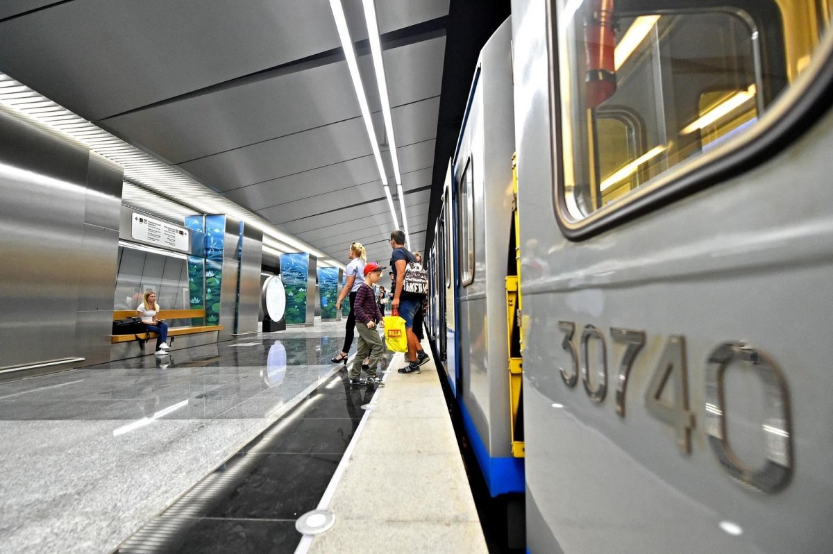 Поезда на Солнцевской линии метро