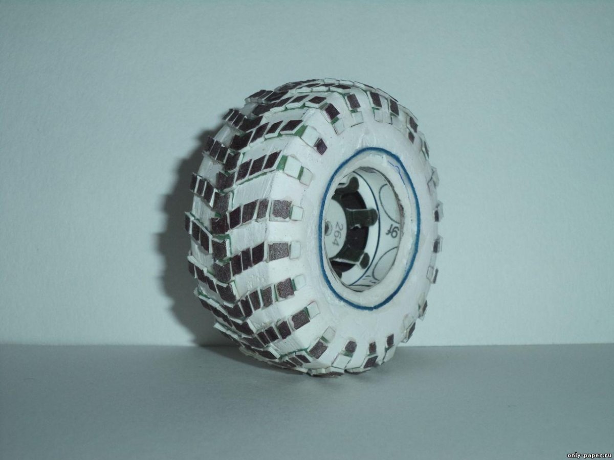 Колеса для бумажных моделей