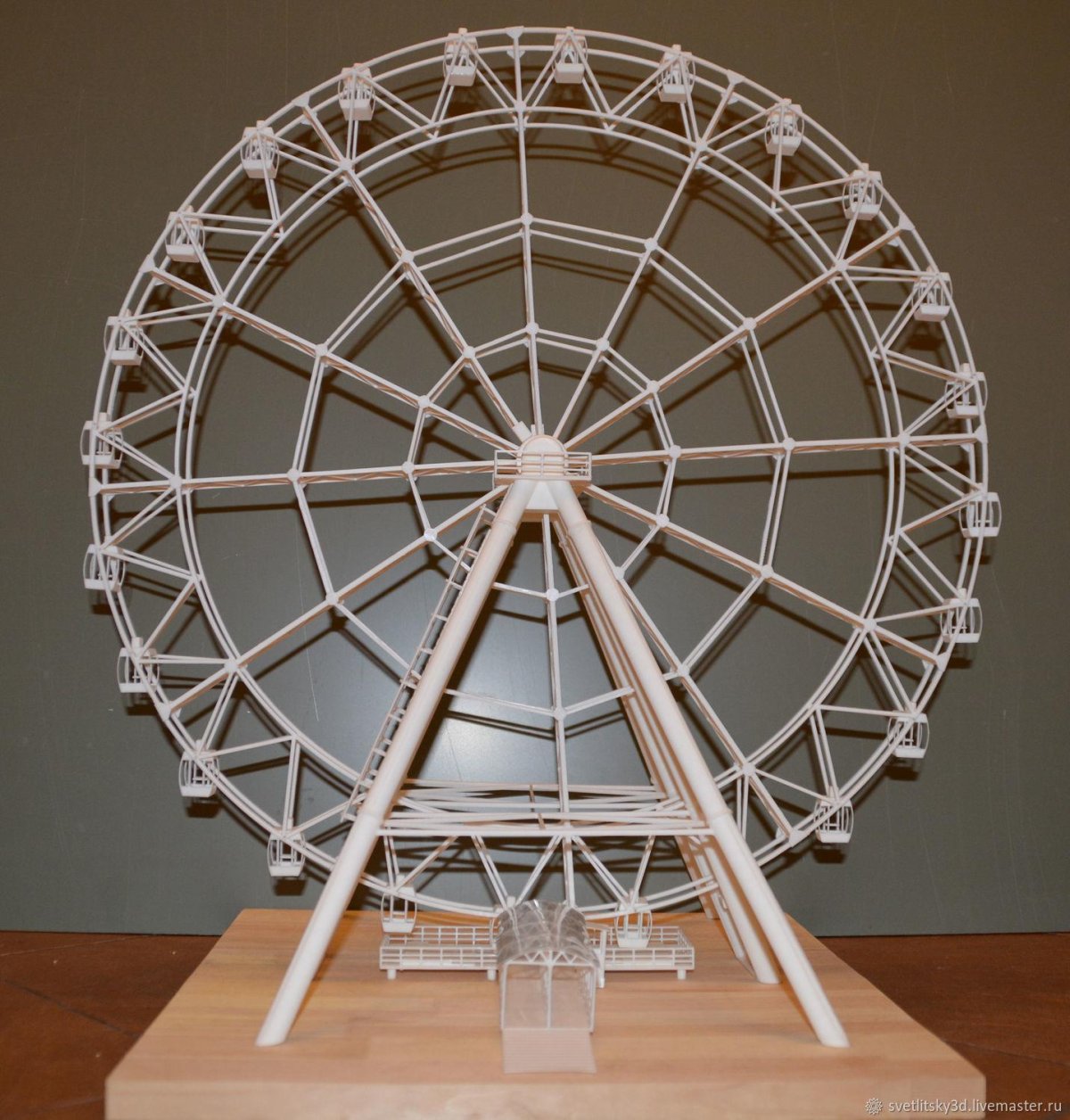 Колесо обозрения макет