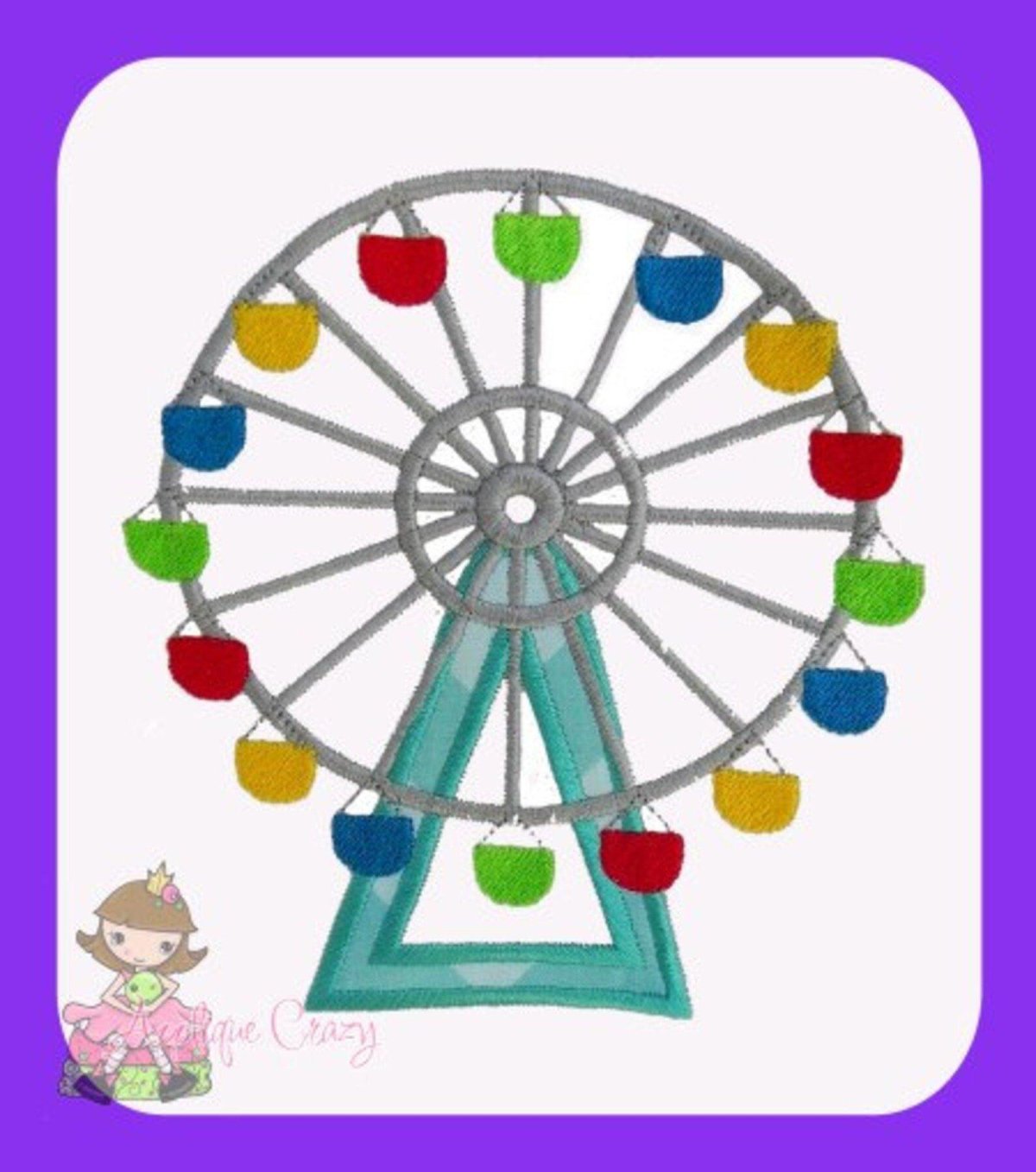 Аппликация колесо обозрения