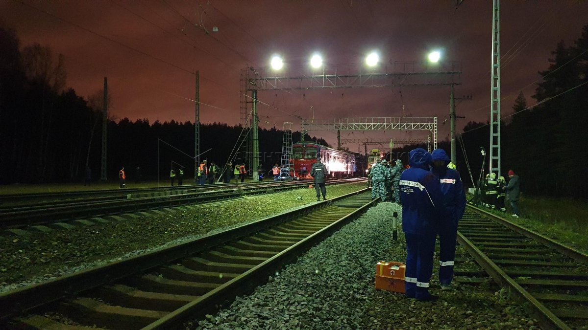 Станция электричка Толстопальцево