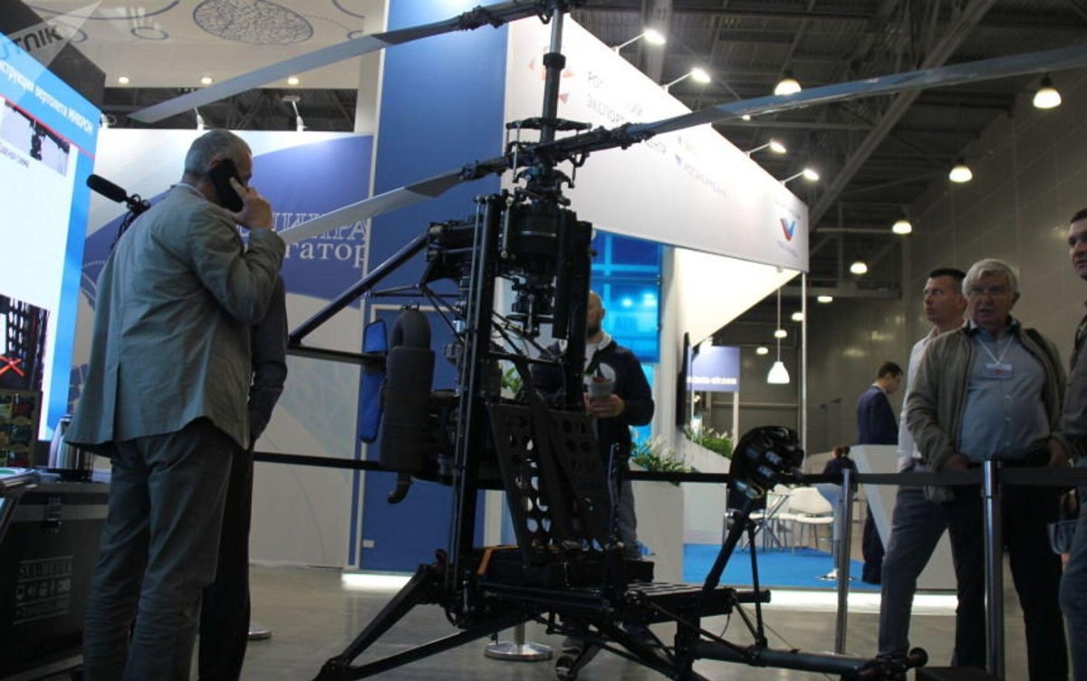 Соосный вертолет микрон