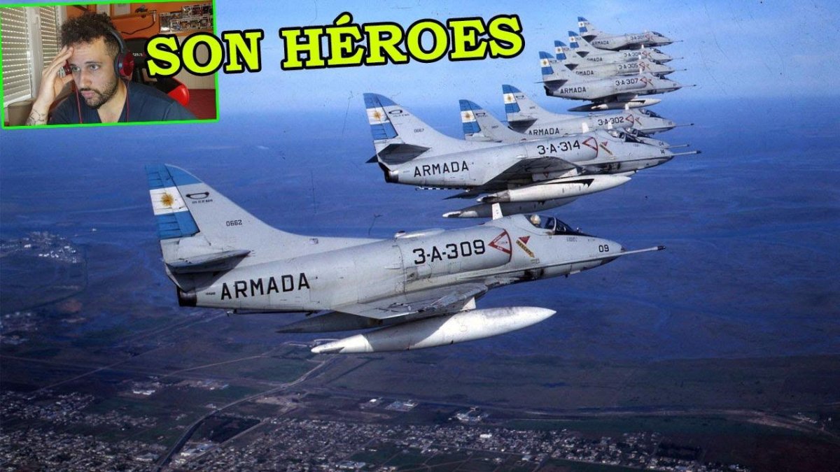 Штурмовик a-4 Skyhawk ВВС Аргентины