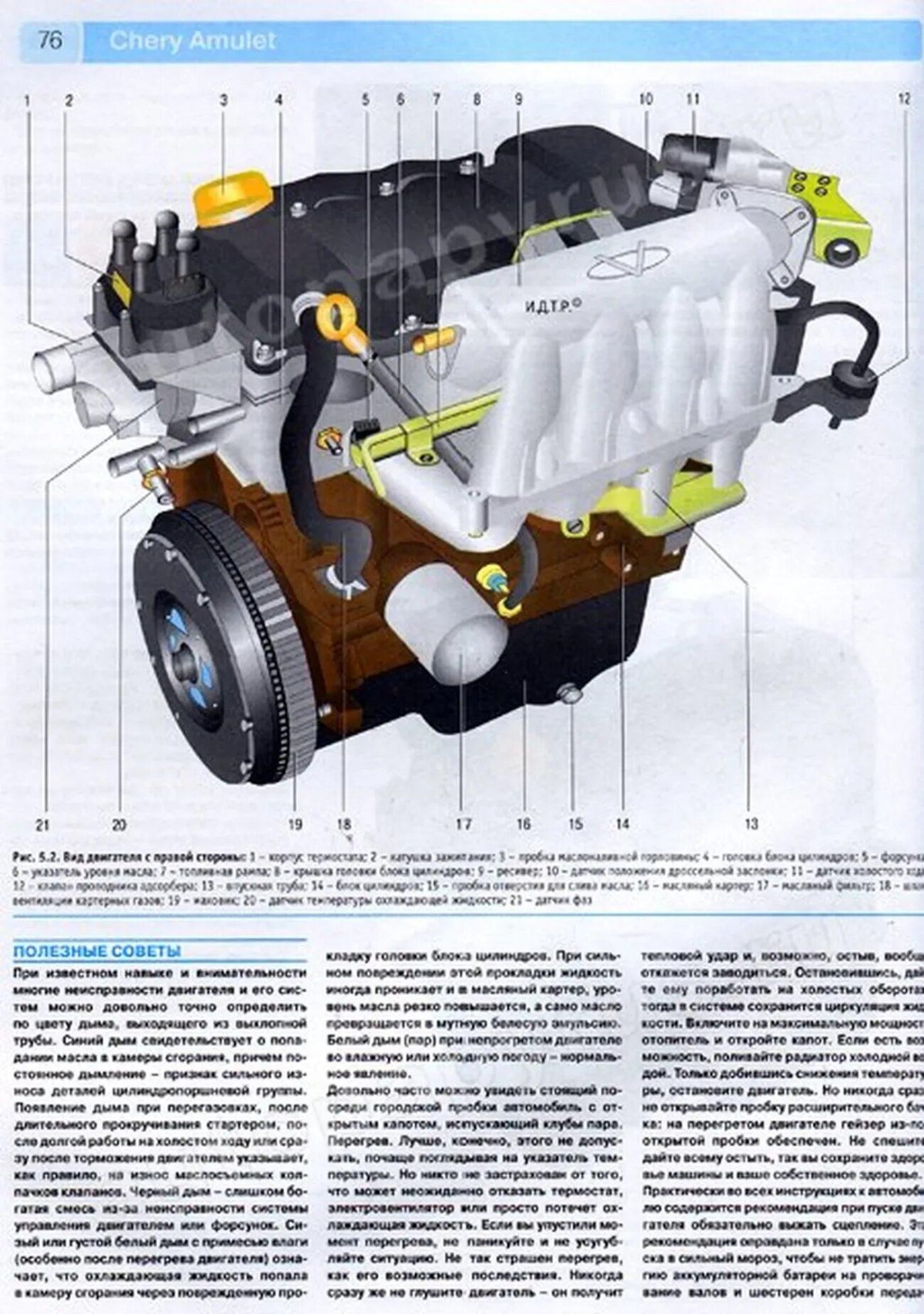 ДВС чери амулет 1.6