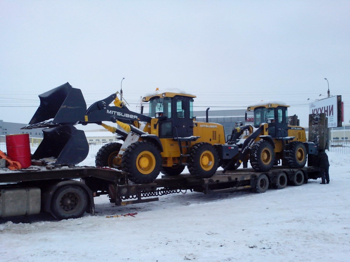 Мицубер фронтальный погрузчик