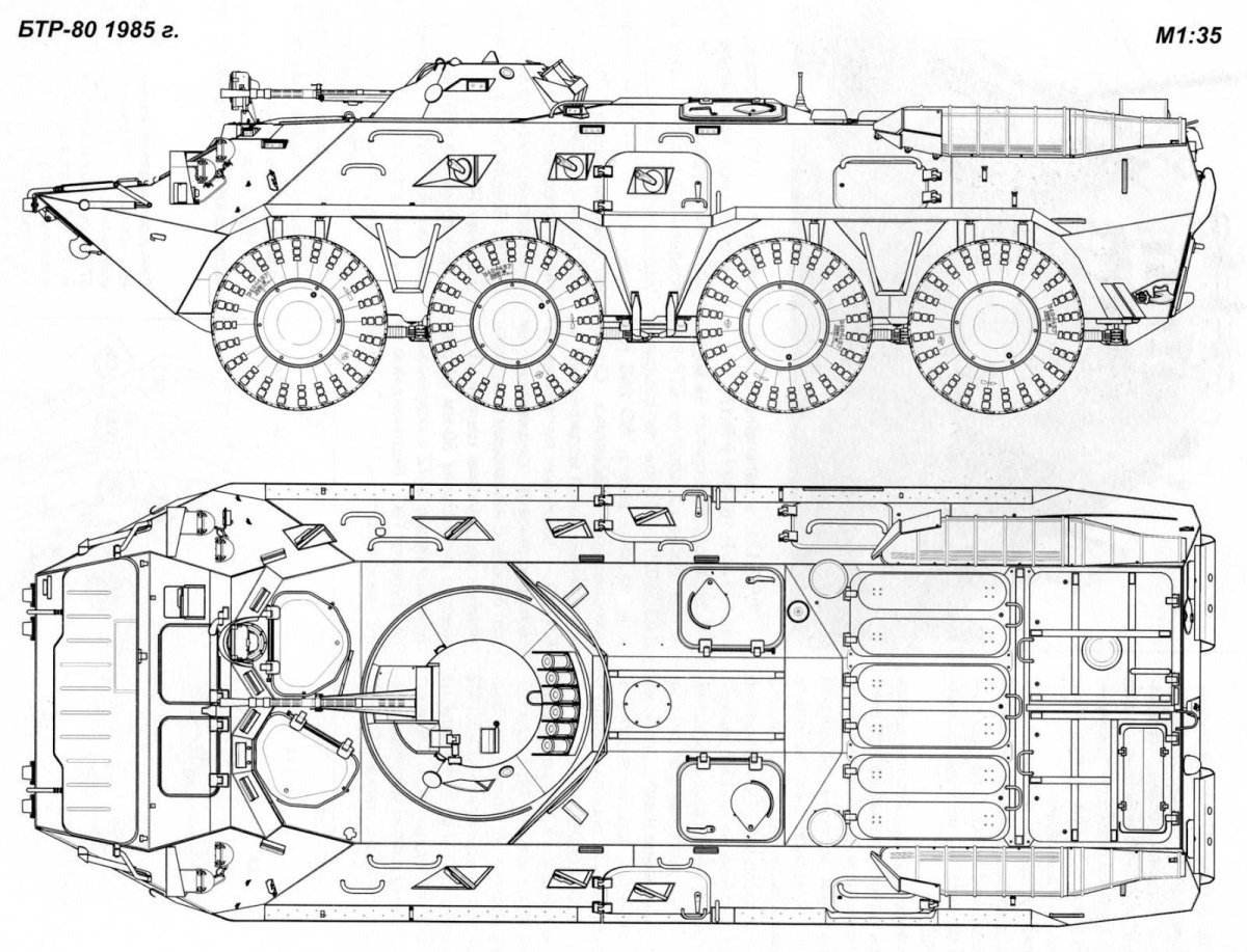 Техника БТР 80