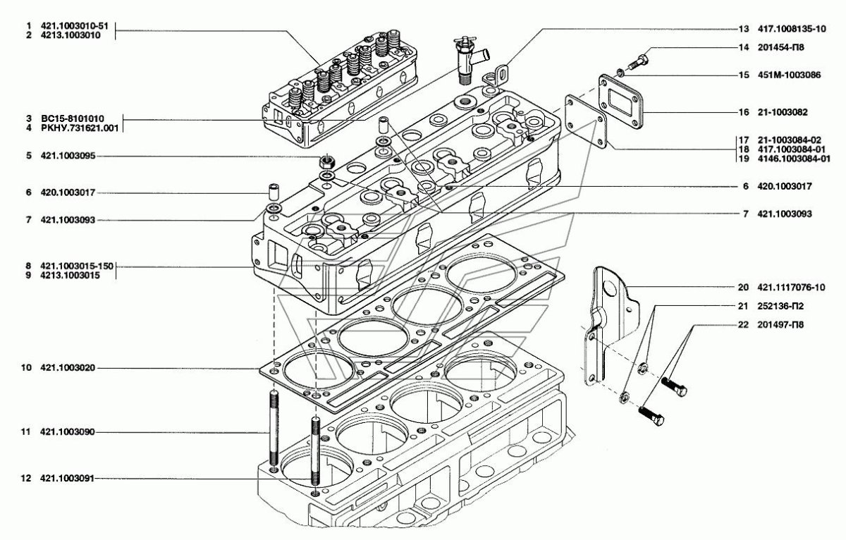 4213 -1003010 Головка блока