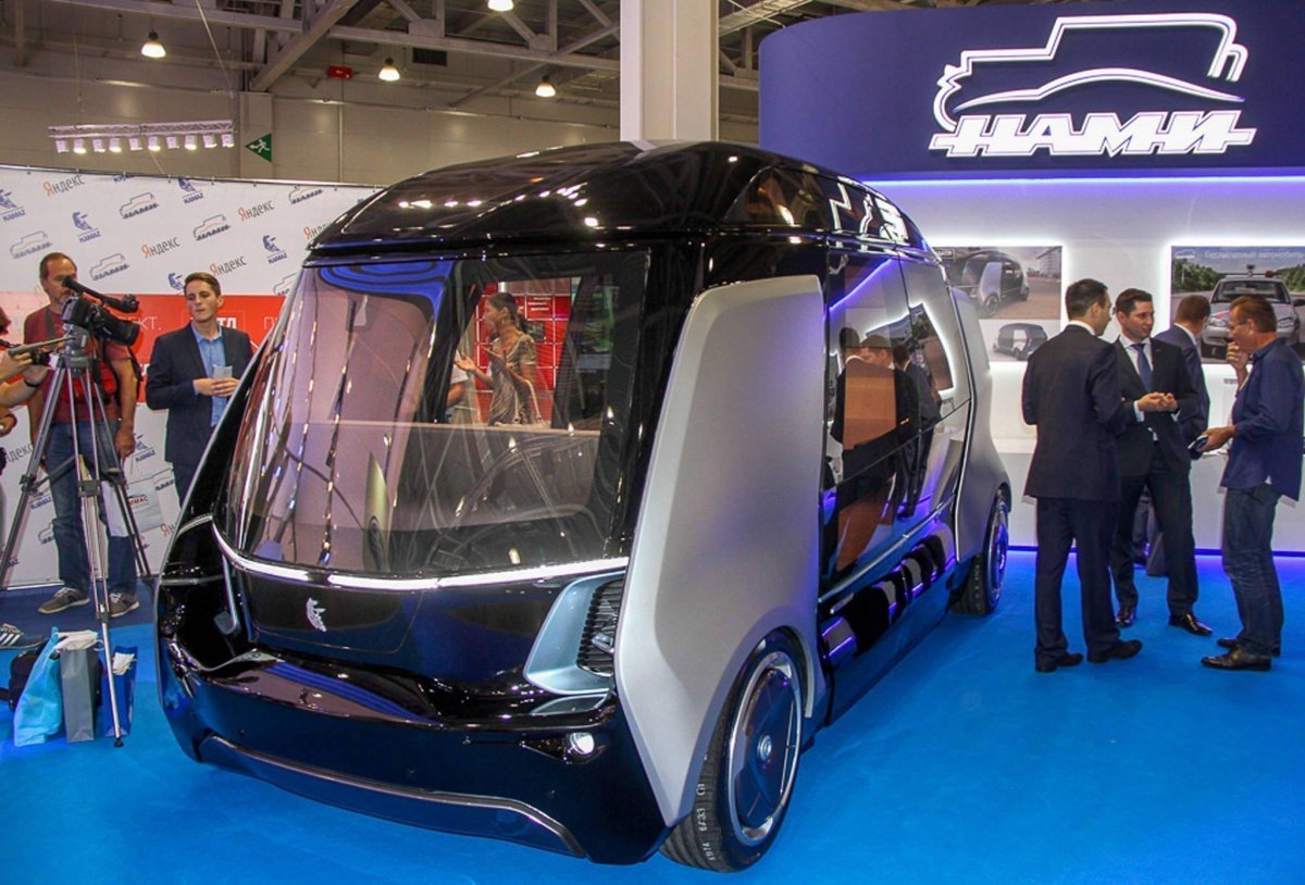 КАМАЗ-1221 Шатл беспилотный автобус