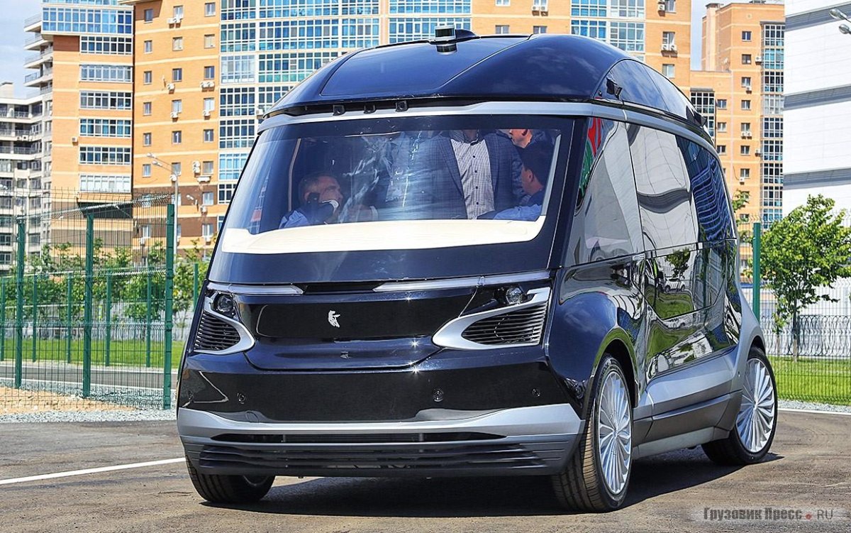 КАМАЗ-1221 Шатл беспилотный автобус