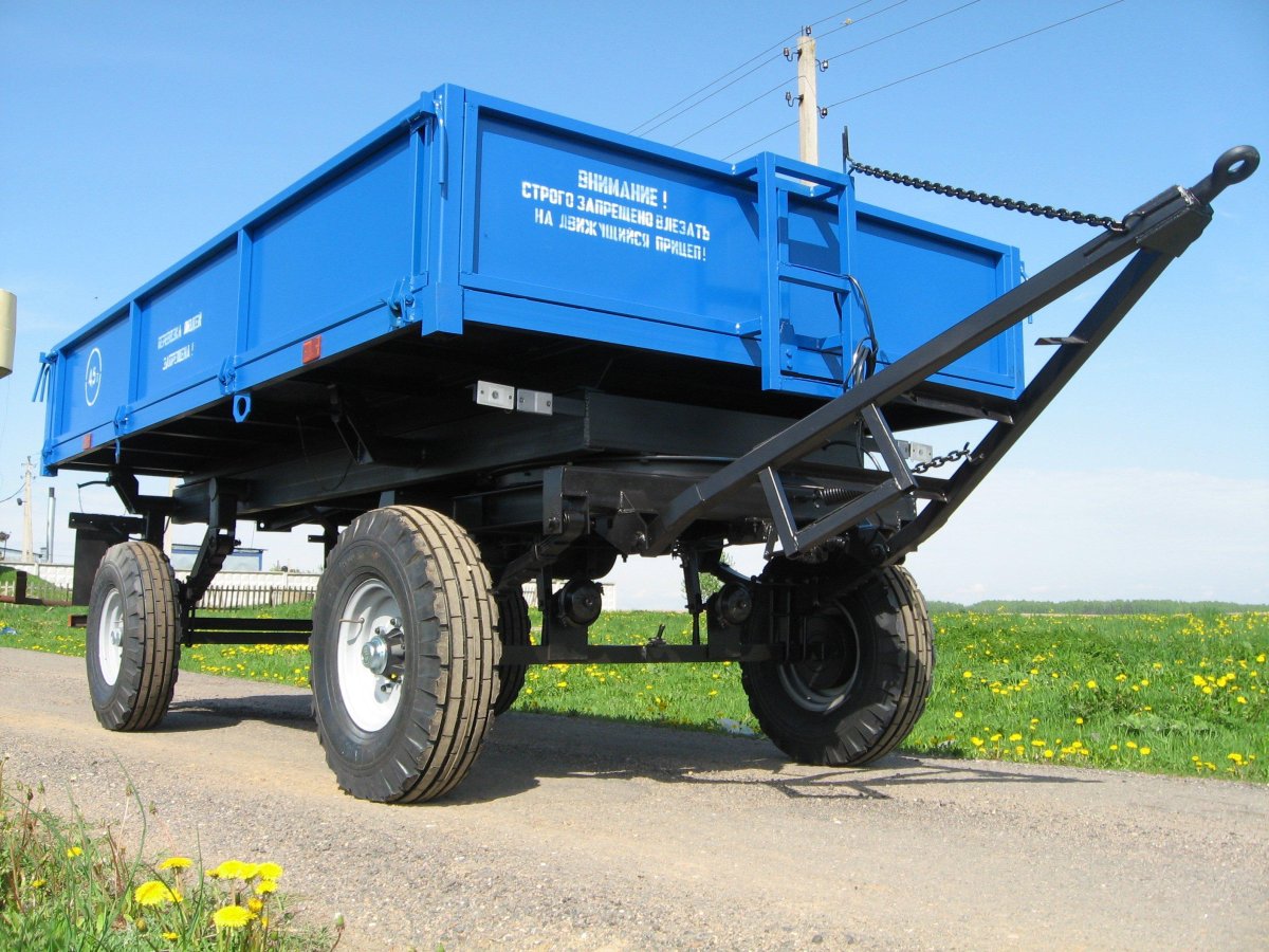 Прицеп тракторный самосвальный 2 ПТС-4.5