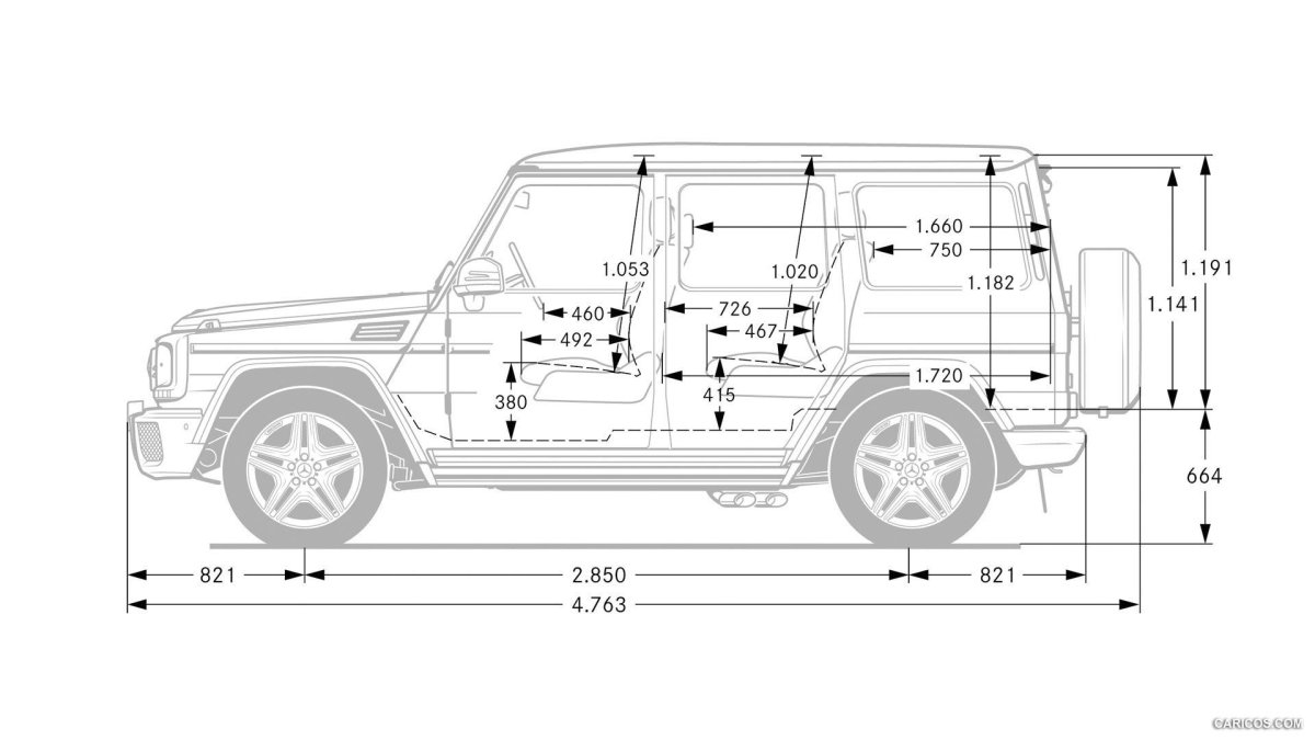 Mercedes g65 AMG чертежи