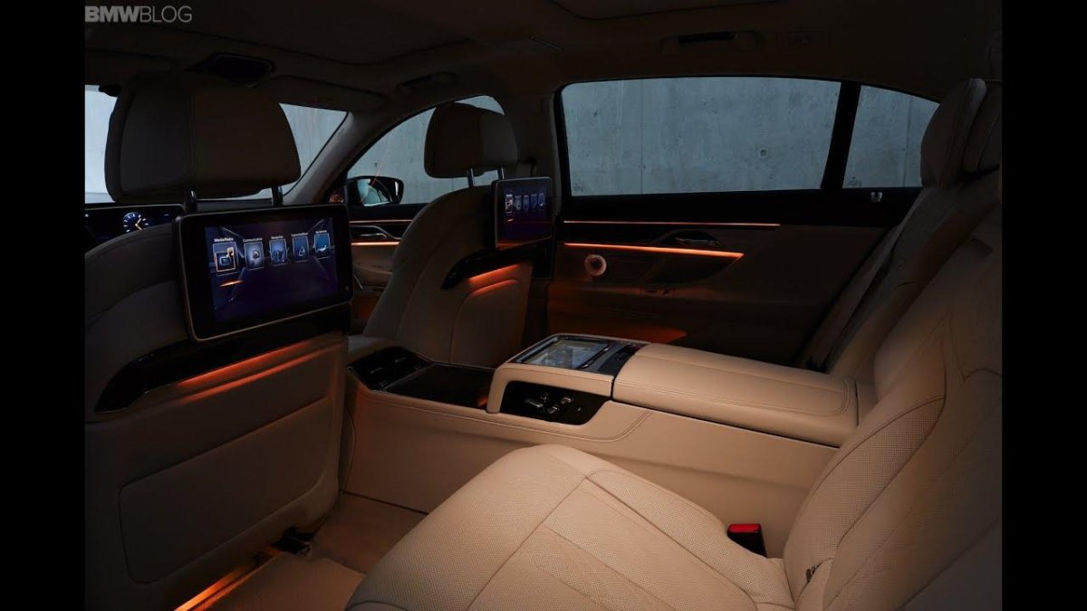 BMW 7 long салон
