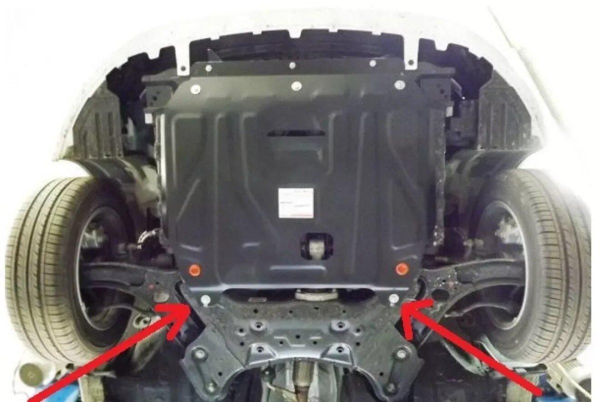Защита двигателя Kia Rio 3