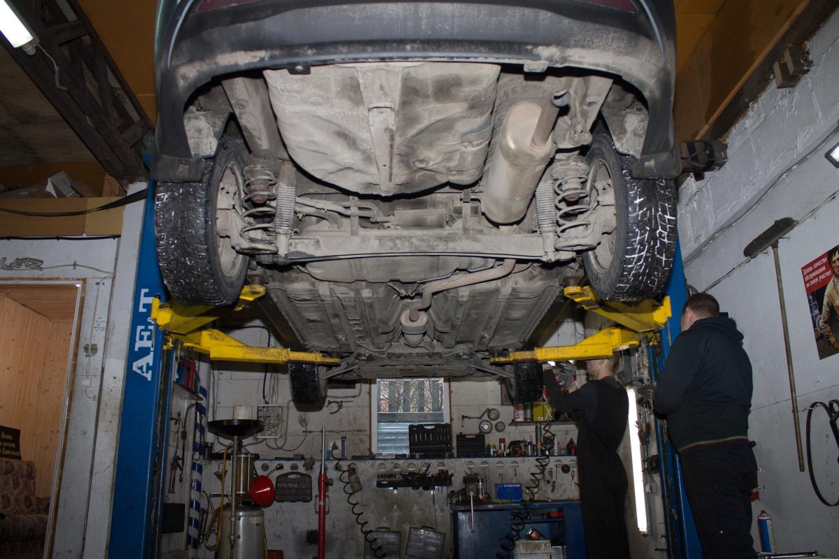 Днище Kia Rio 4