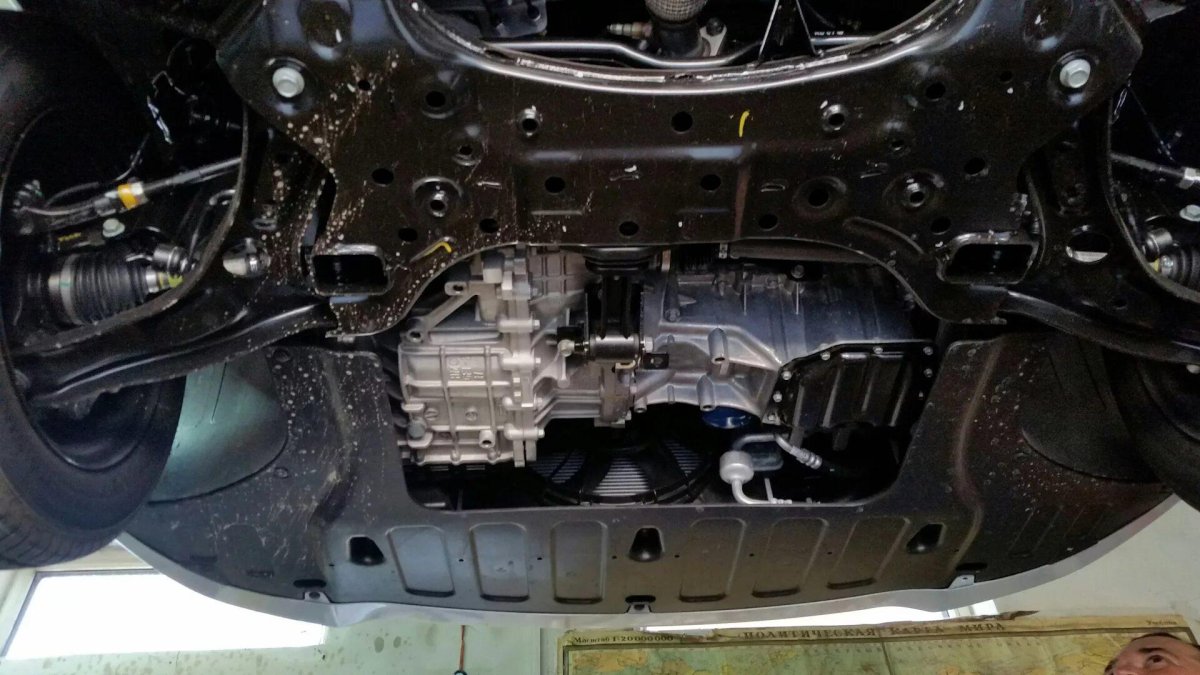 Kia Rio 2015 днище