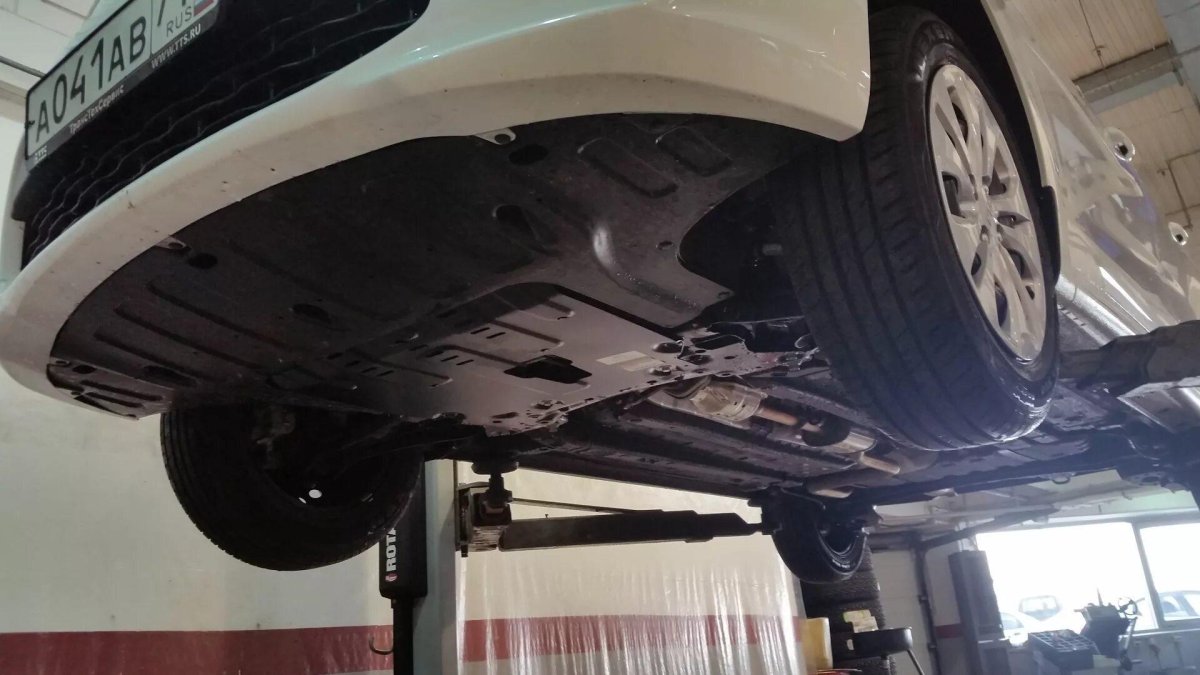 Защита днища Kia Rio