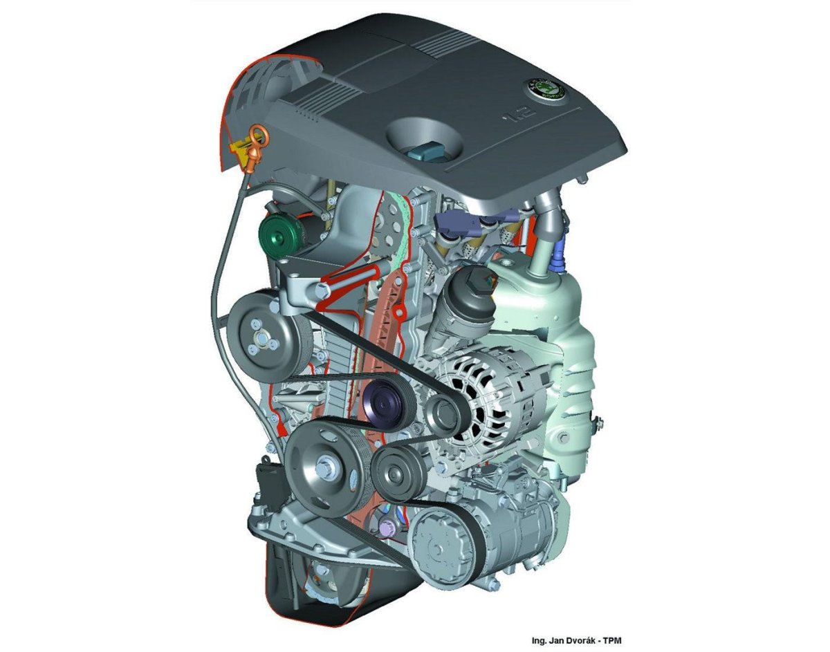 Шкода 1.2 двигатель