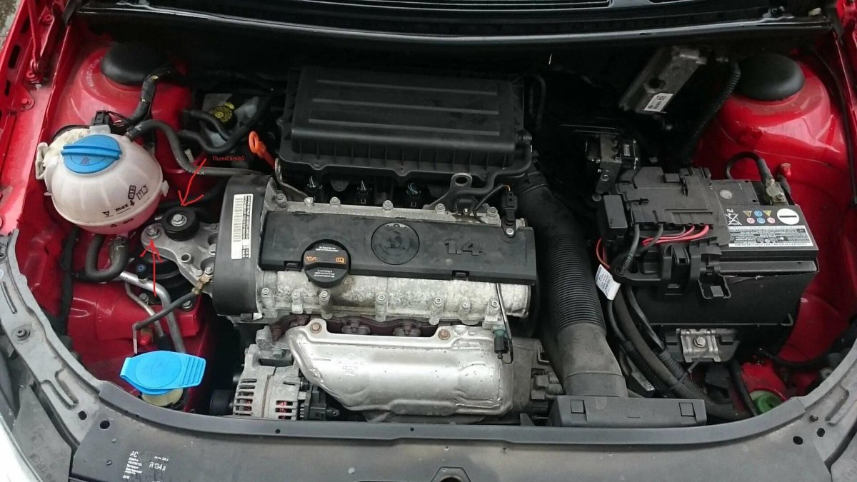 Мотор Шкода Фабия 1.4