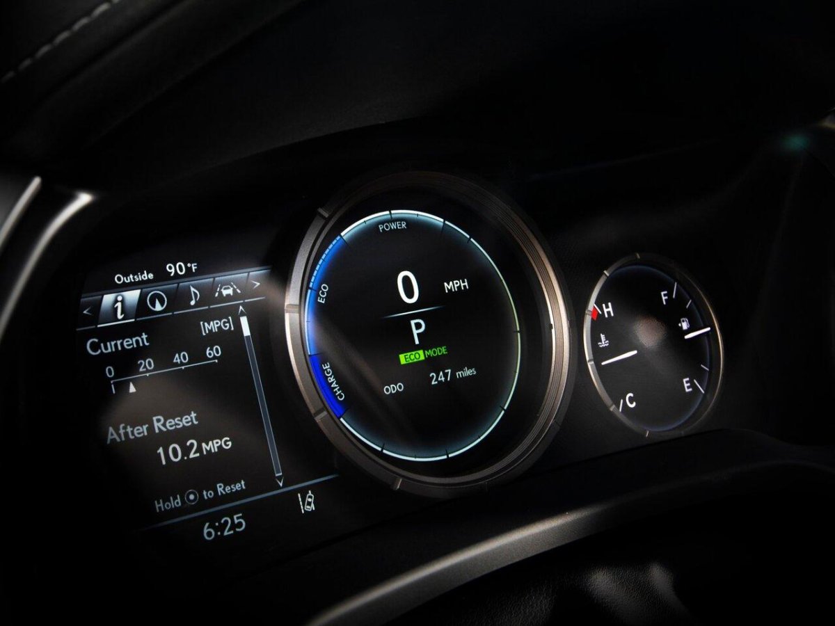 Приборная панель Lexus 2020