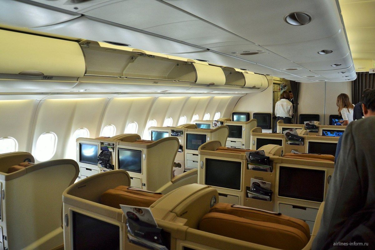 Airbus a330 салон