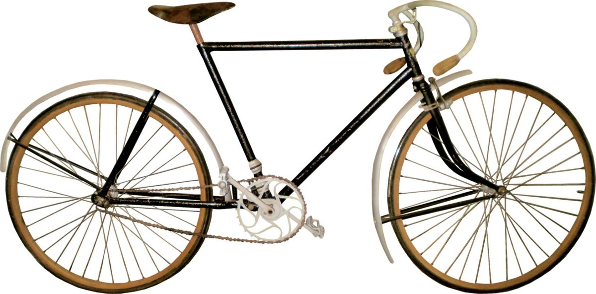 Велосипед Винтаж вид сбоку