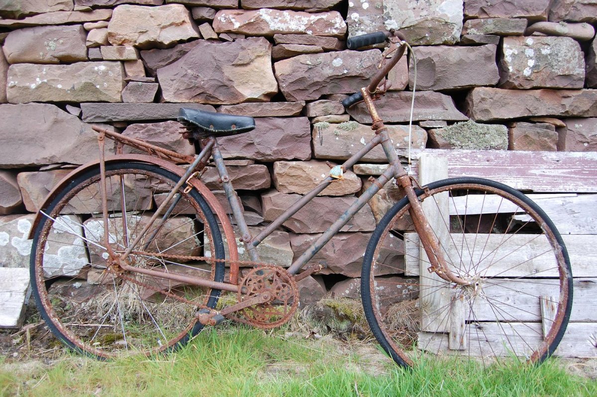 Старинный велик