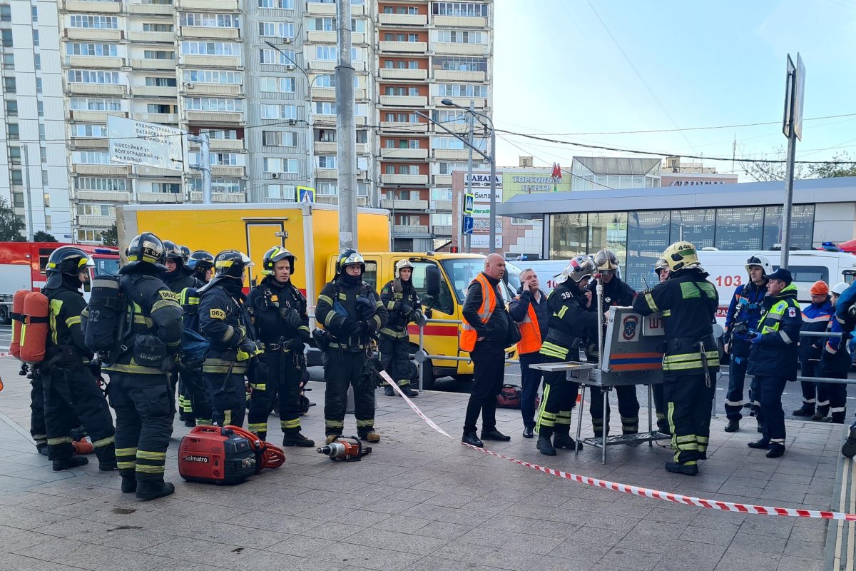 Столкновение в Печатниках в Москве