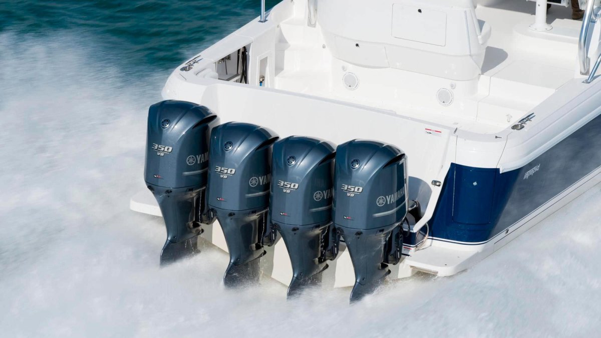 Ямаха 350 Лодочный мотор