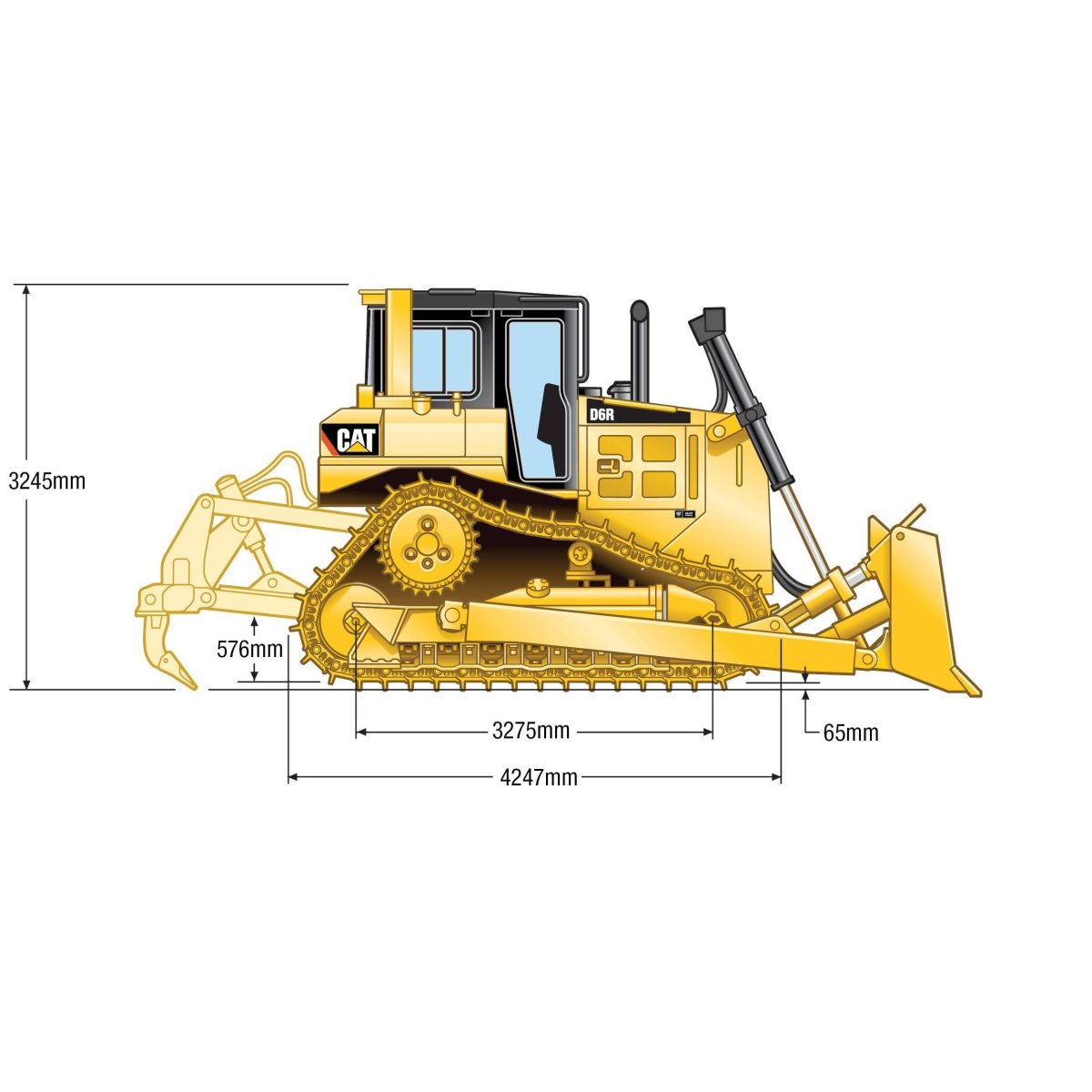 Бульдозер Cat d9r