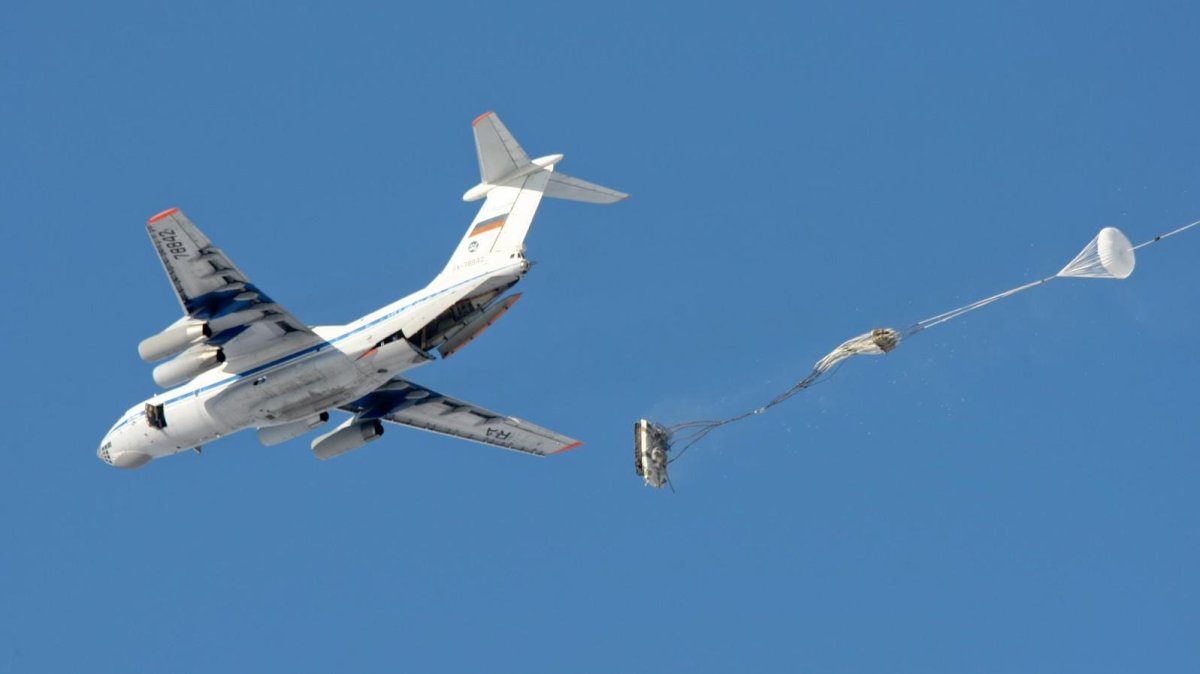 Десантирование БМД С ил 76