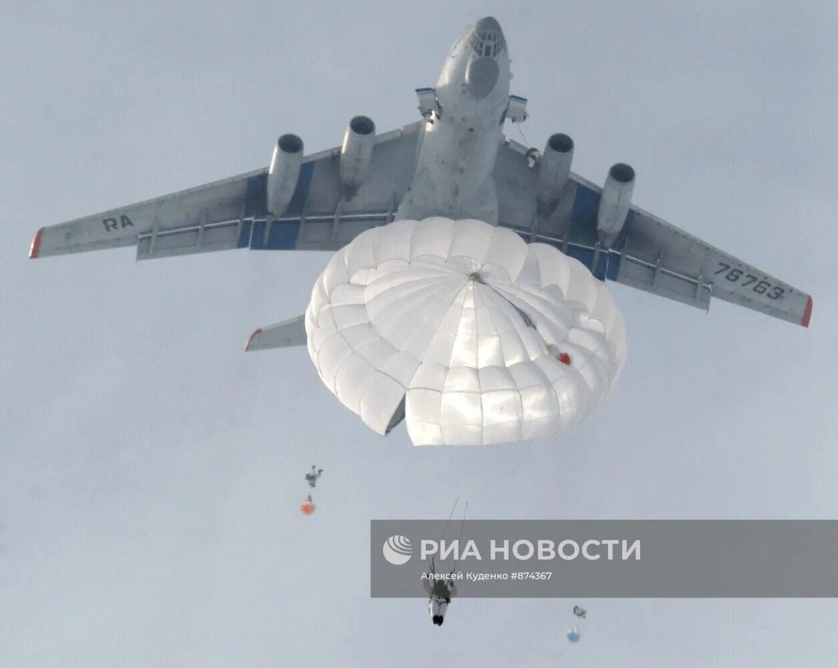 Десантирование ВДВ С ил 76