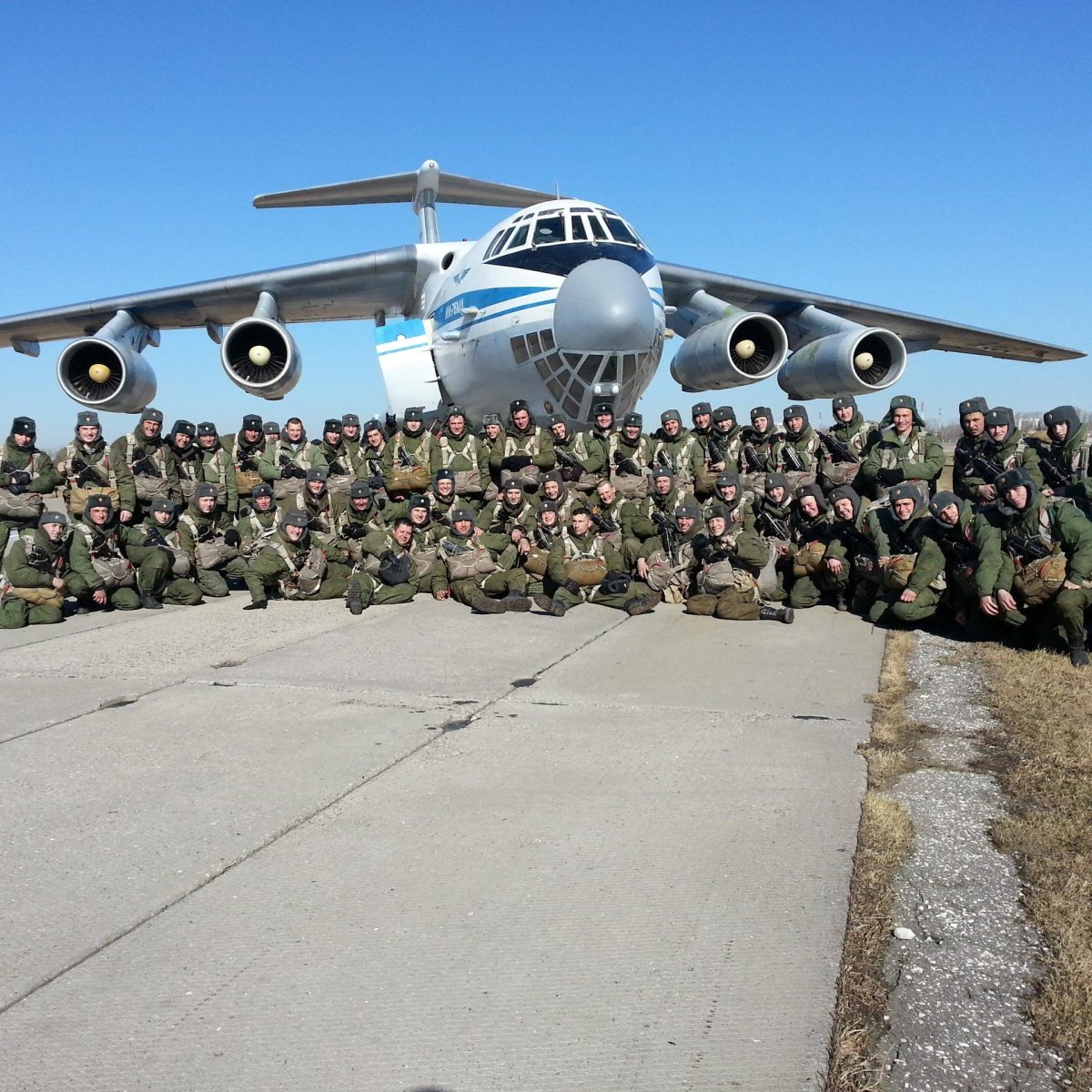 Самолёт ил-76 ВДВ